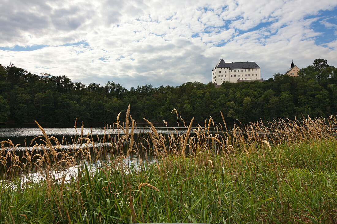 Burgk castle, nature park Thueringer Schiefergebirge / Obere Saale,  Thuringia, Germany