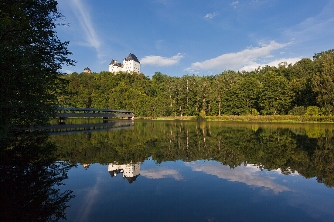 Schloss Burgk, Naturpark Thüringer Schiefergebirge / Obere Saale, Thüringen, Deutschland