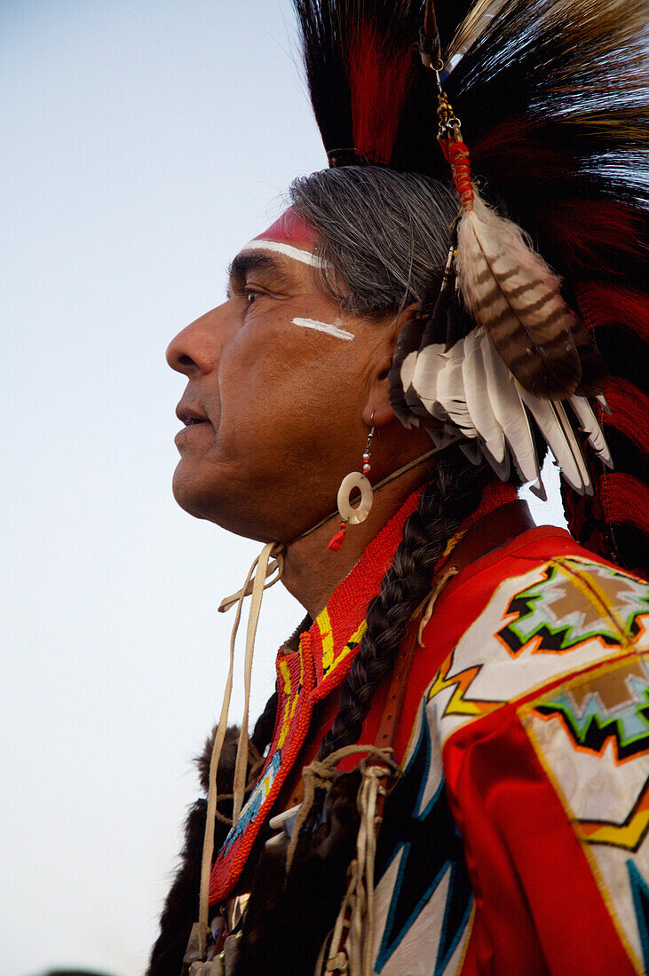 Big Stone Cree at Beaver Lake Cree Nation Pow Wow, Beaver Lake, Alberta, Canada