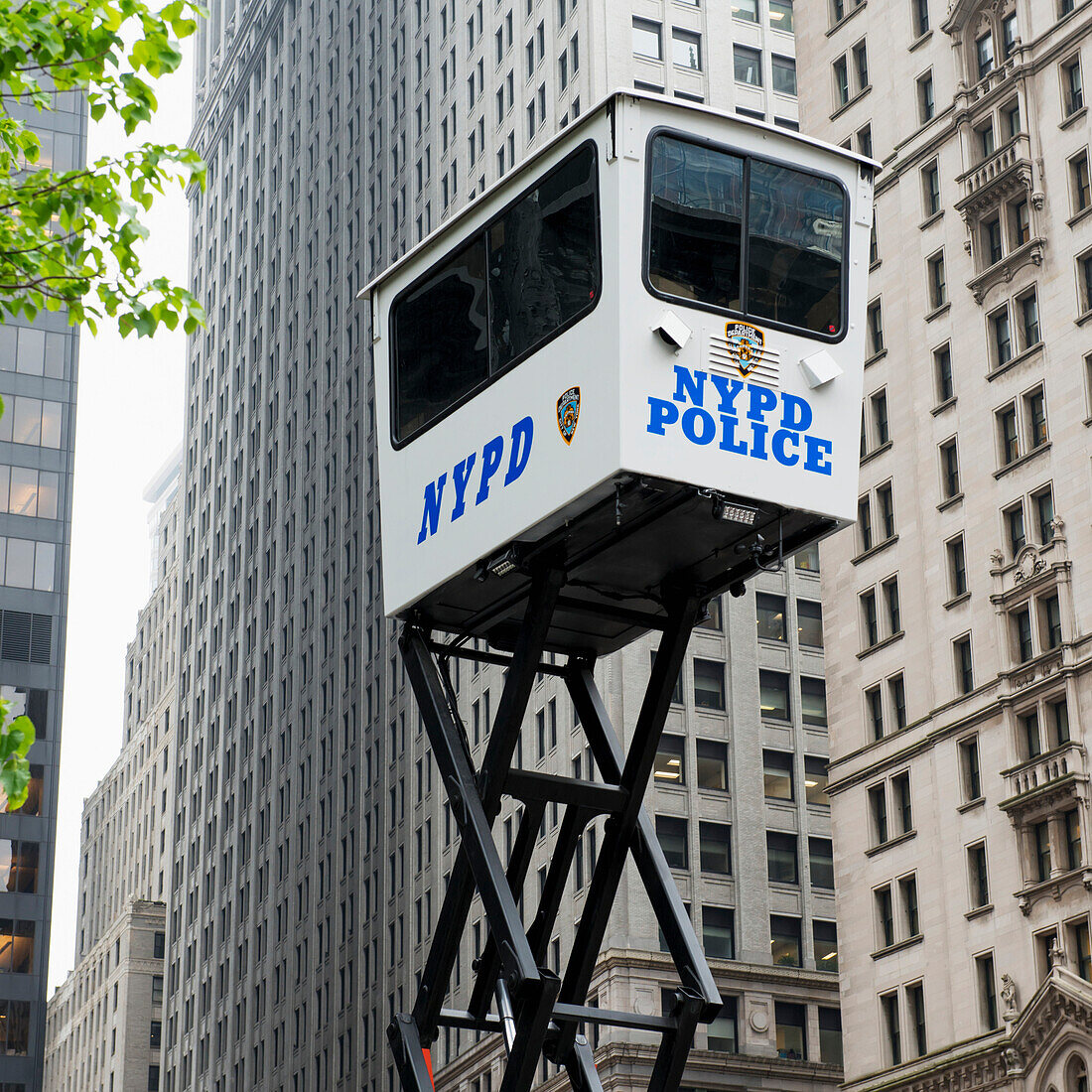 'New York Police Department surveillance; New York City, New York, United States of America'