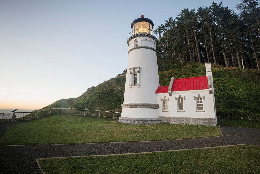 'Heceta Head Lighthouse, along the Oregon Coast; Oregon, United States of America'