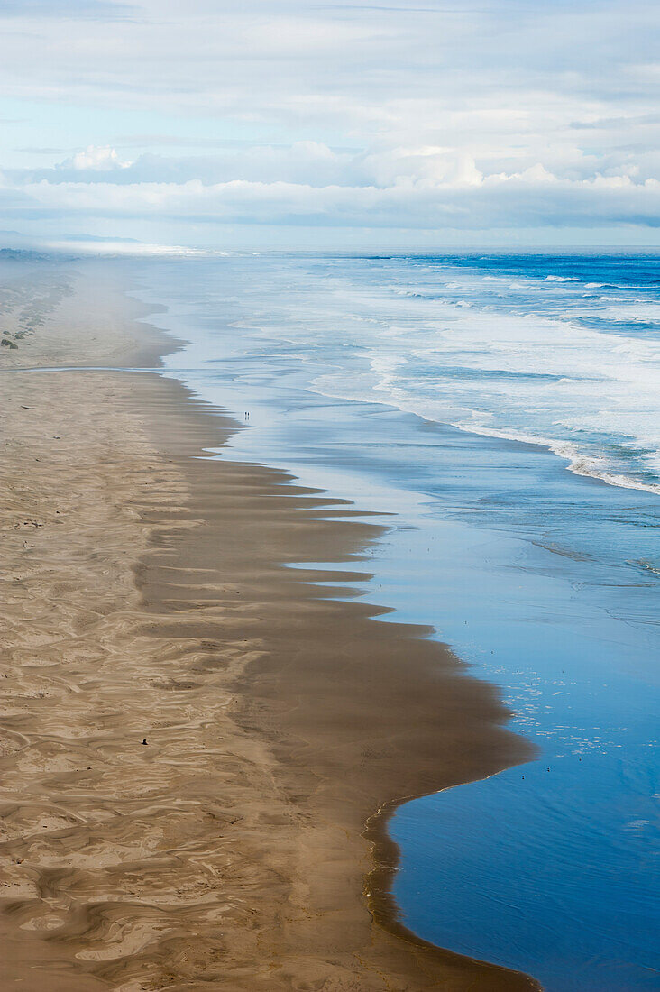 'Sandy beach along the Pacific coast; Oregon, United States of America'