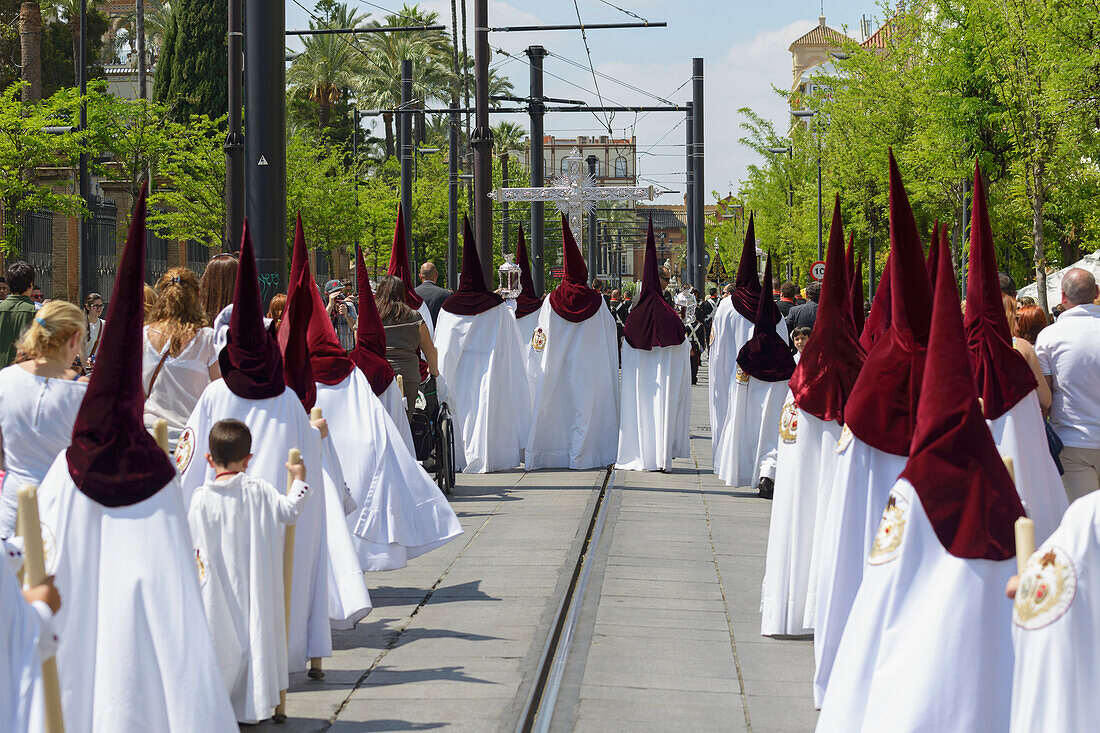 'Procession during Semana Santa; Seville, Spain'