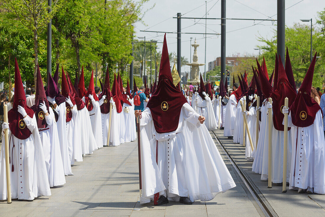 'Procession during Semana Santa; Seville, Spain'