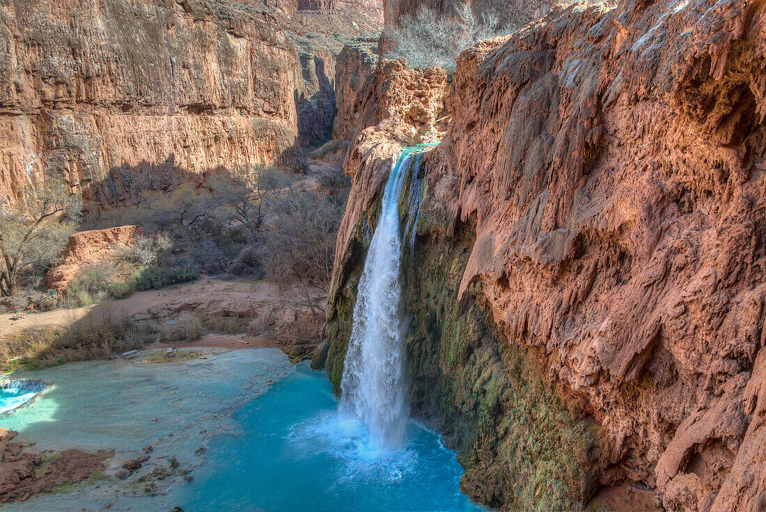 'Havasu Falls, Havasupai indian reservation, Grand Canyon; Arizona, United States of America'