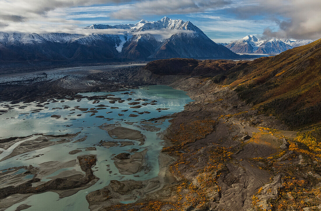 'Kluane National Park and Reserve with Kaskawalsh Glacier and Mount Maxwell; Yukon, Canada'