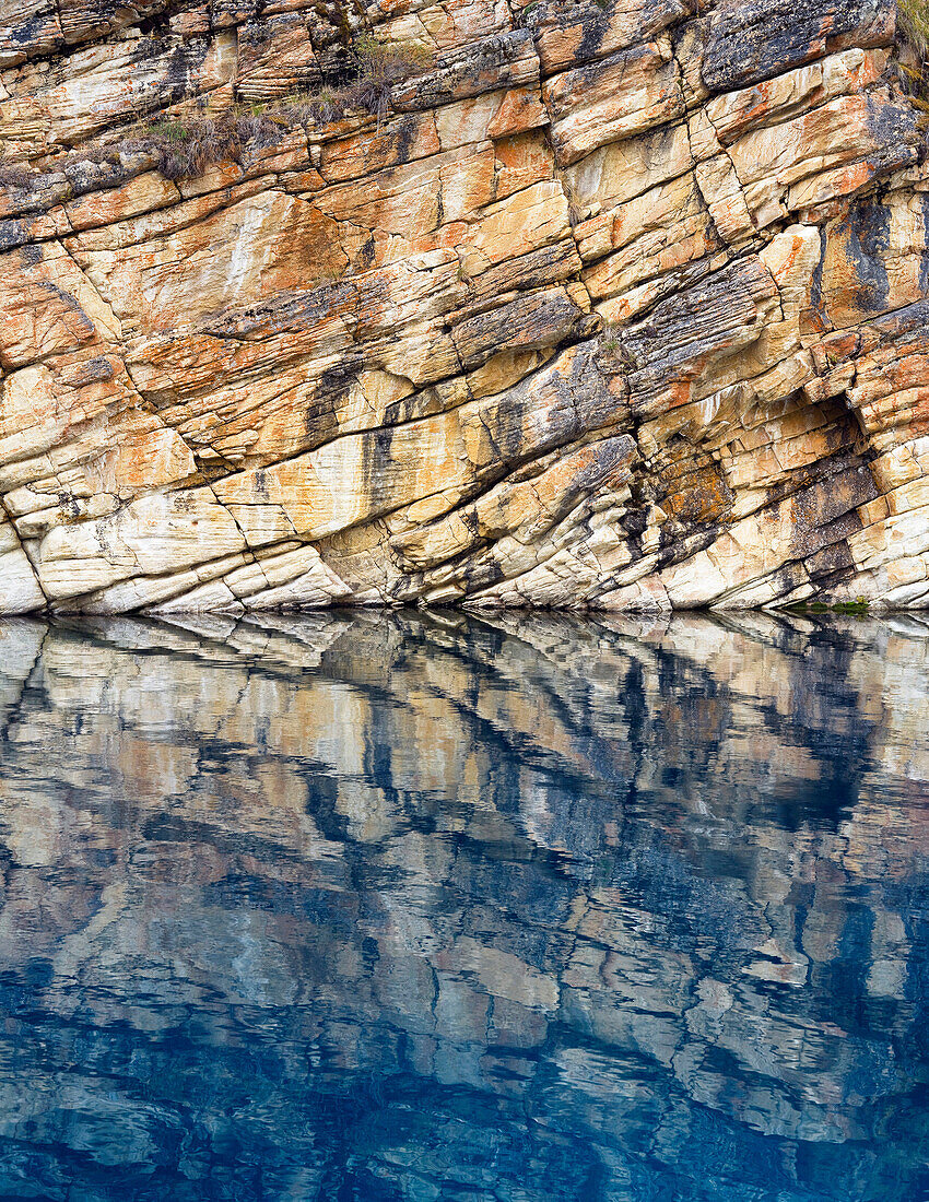 Horseshoe Lake Water Reflections, Jasper National Park, Alberta