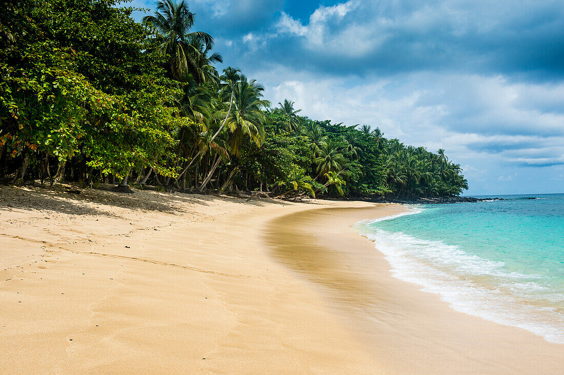 Banana beach, UNESCO Biosphere Reserve, Principe, Sao Tome and Principe, Atlantic Ocean, Africa