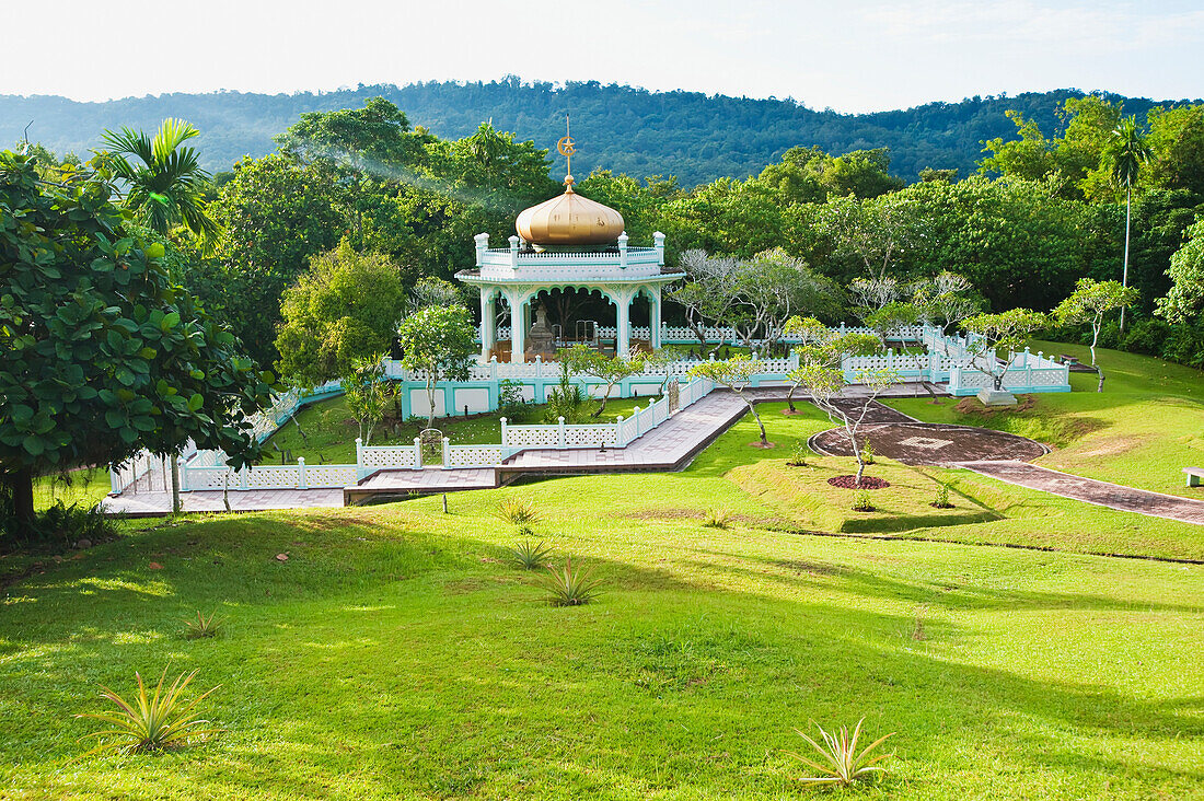 The mausoleum of the fifth sultan of Brunei, Sultan Bolkiah, at Kota Batu, Bandar Seri Begawan, Brunei