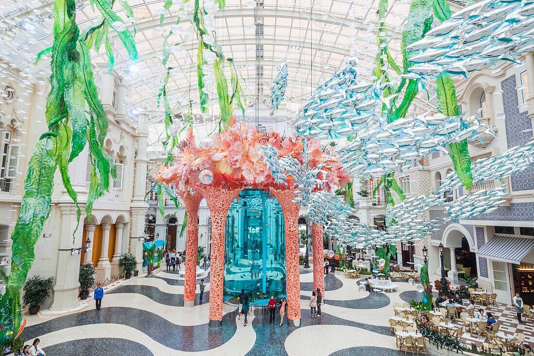 China,Macau,MGM Grand Hotel and Casino,Hotel Lobby