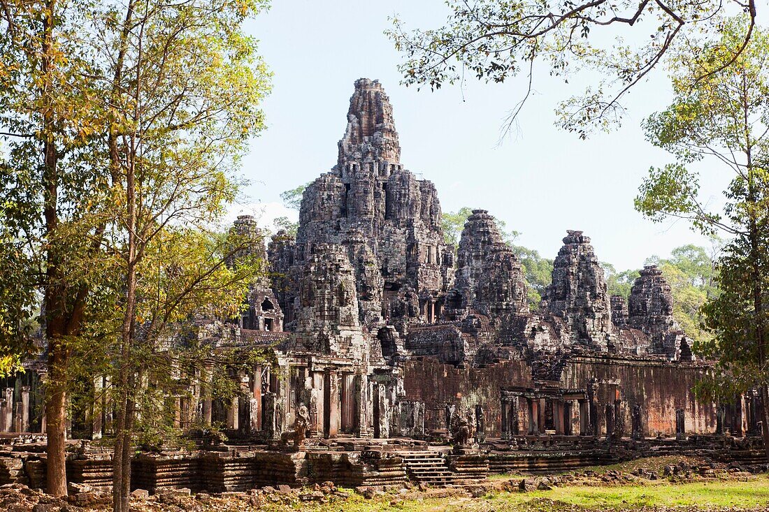 Cambodia,Siem Reap,Angkor Wat,Bayon Temple