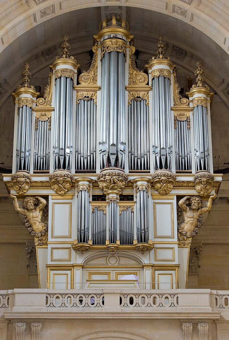 France, Paris 7th district, Invalides, The church Saint-Louis-des-Invalides, The Church of the soldiers, The organ case