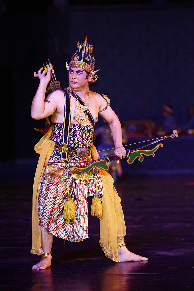 Ramayana ballet in Prambanan temple, Jogyakarta, Java island, Indonesia, South East Asia