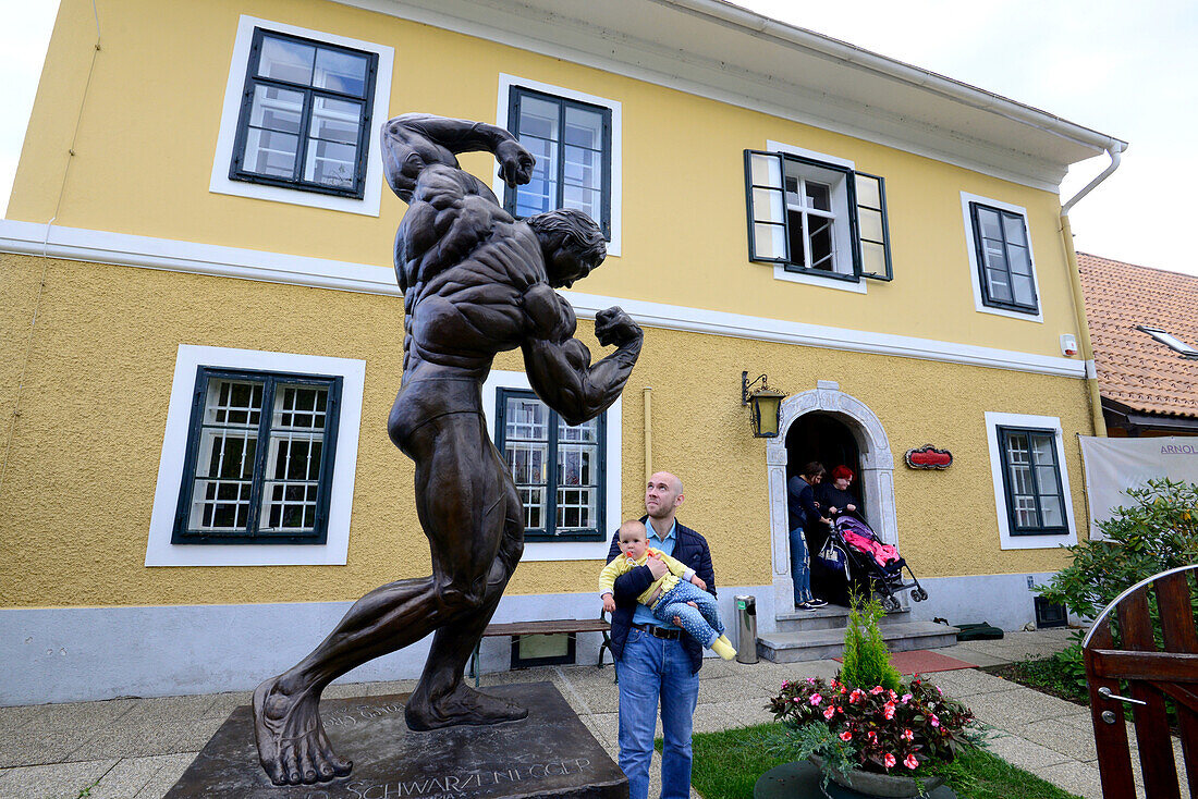Arnold Schwarzenegger Museum and birthhouse in Thal near Graz, Styria, Austria