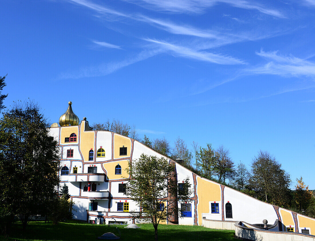 Hotel of Hundertwasser in Bad Blumau, Thermal country, Styria, Austria
