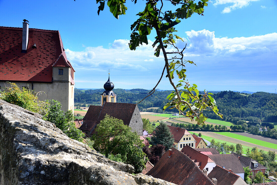 Blick von der Riegersburg, Steiermark, Österreich