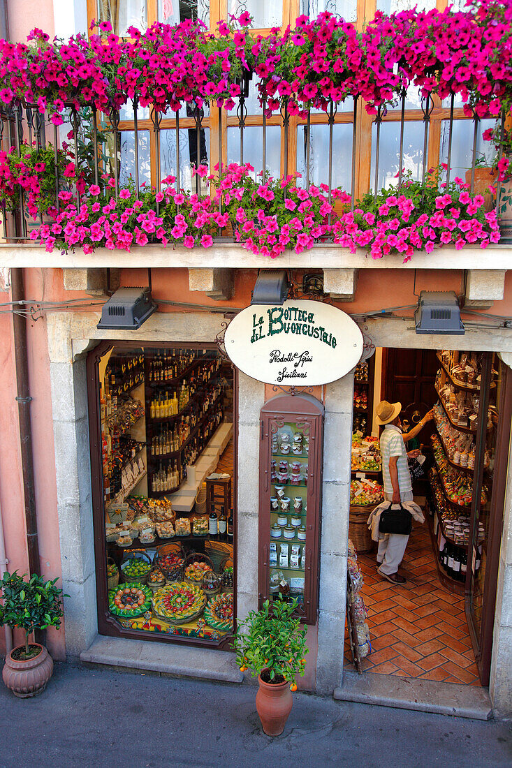 Italy, Sicily, province of Messina, Taormina