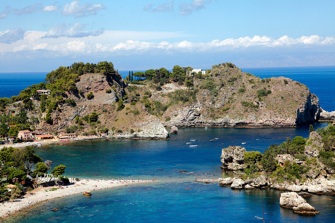 Italy, Sicily, province of Messina, Taormina, Isola Bella