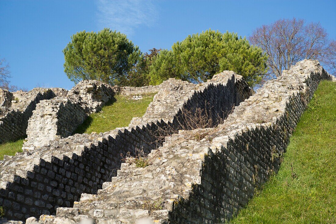 France, Charente-Maritime, Poitou-Charente, Saintes, Gallo-Roman Amphitheatre