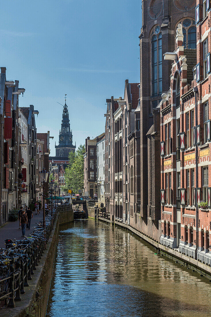 Buildings along Amsterdam canal, Netherland