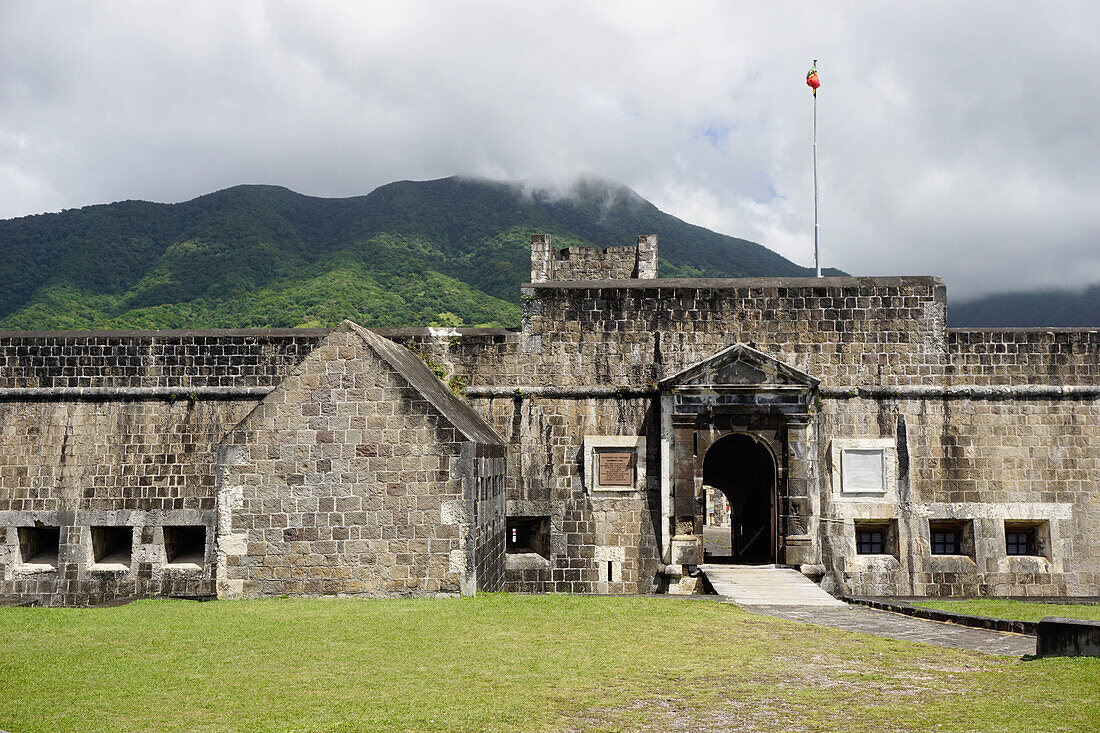 Brimstone Hill Fortress, UNESCO World Heritage Site, St. Kitts, St. Kitts and Nevis, Leeward Islands, West Indies, Caribbean, Central America