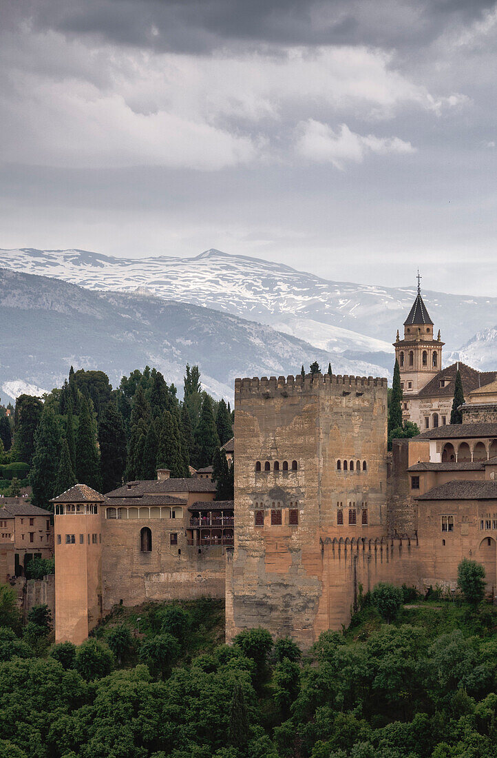 Alhambra, UNESCO World Heritage Site, Granada, Province of Granada, Andalusia, Spain, Europe