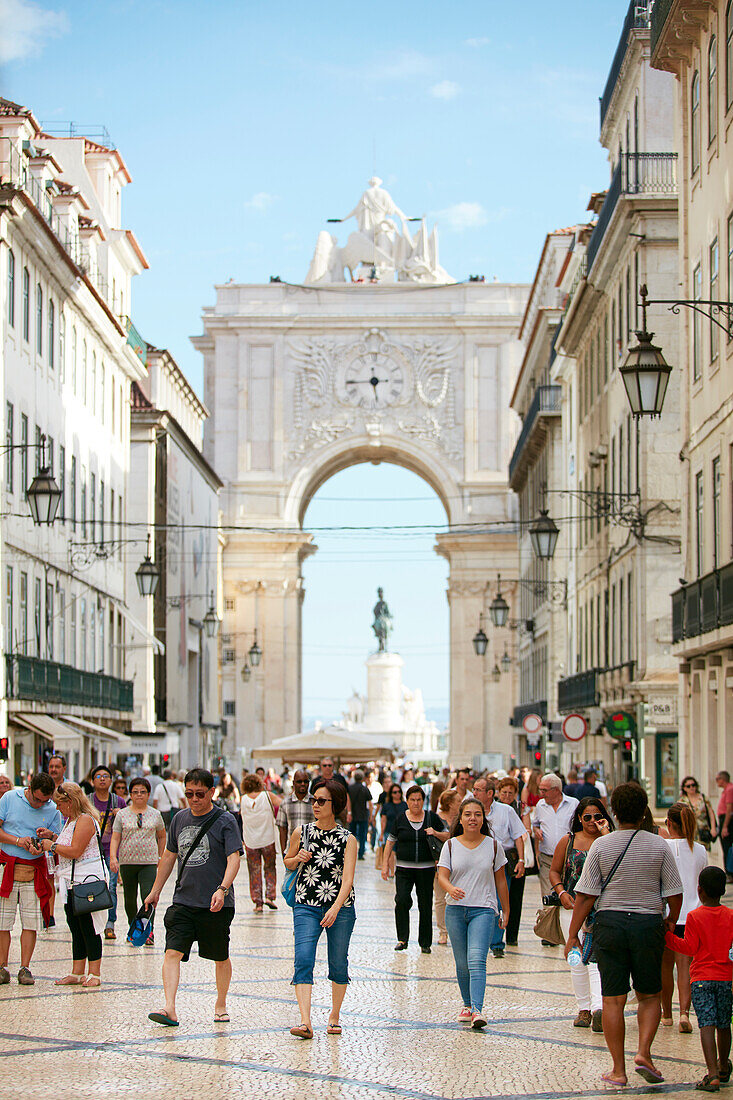 Rua Augusta, Baixa, Lisbon, Portugal