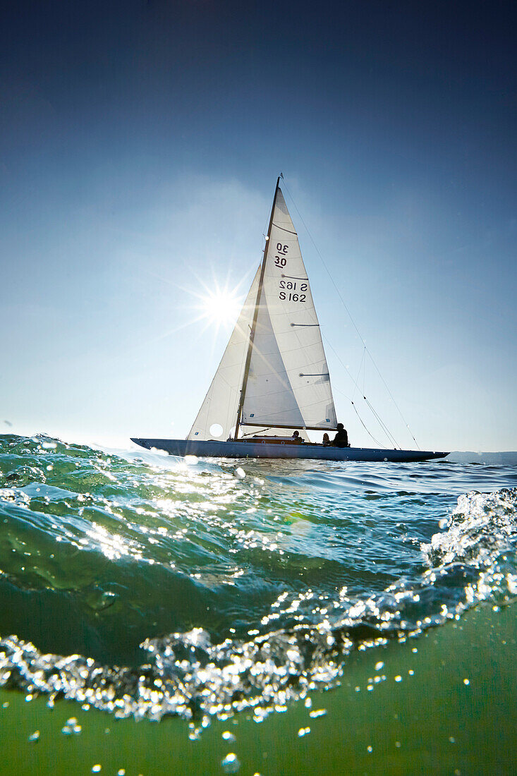 SCHÄRENKREUZER auf dem Starnberger See, Starnberger See, Bayern, Deutschland