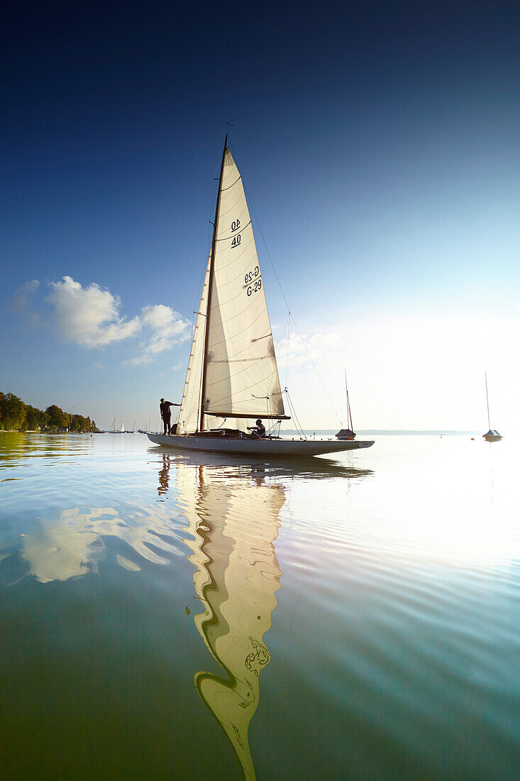 SCHÄRENKREUZER auf dem Starnberger See, Starnberger See, Bayern, Deutschland