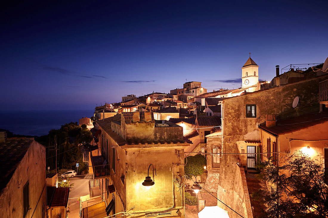 Capoliveri in the evening, Elba, Tuscany, Italy