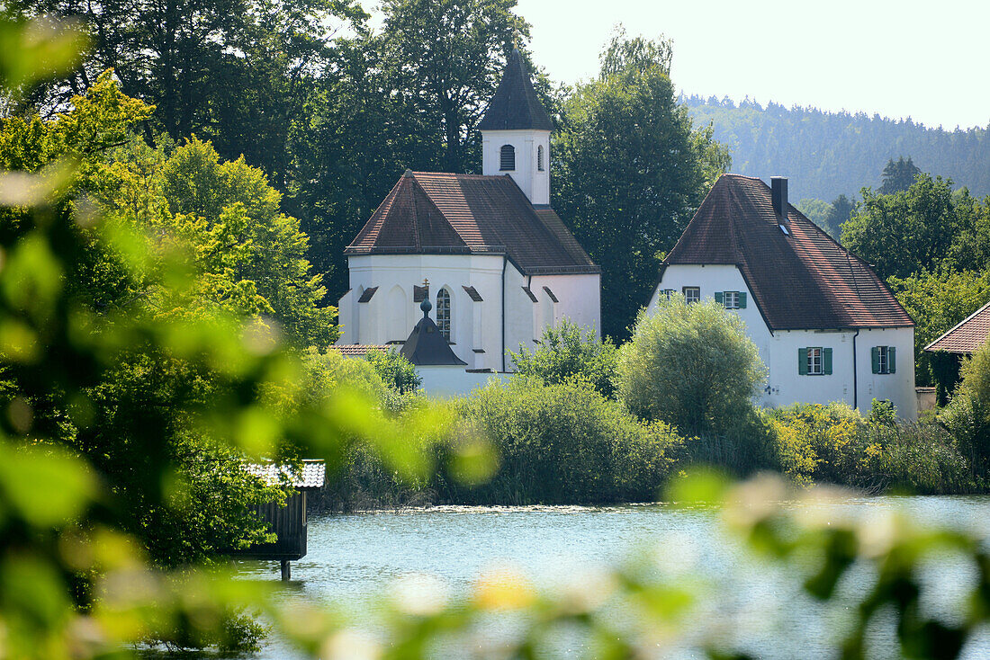 St. Walburgis near the the abbey of seeon, Chiemgau, Upper Bavaria, Bavaria, Germany