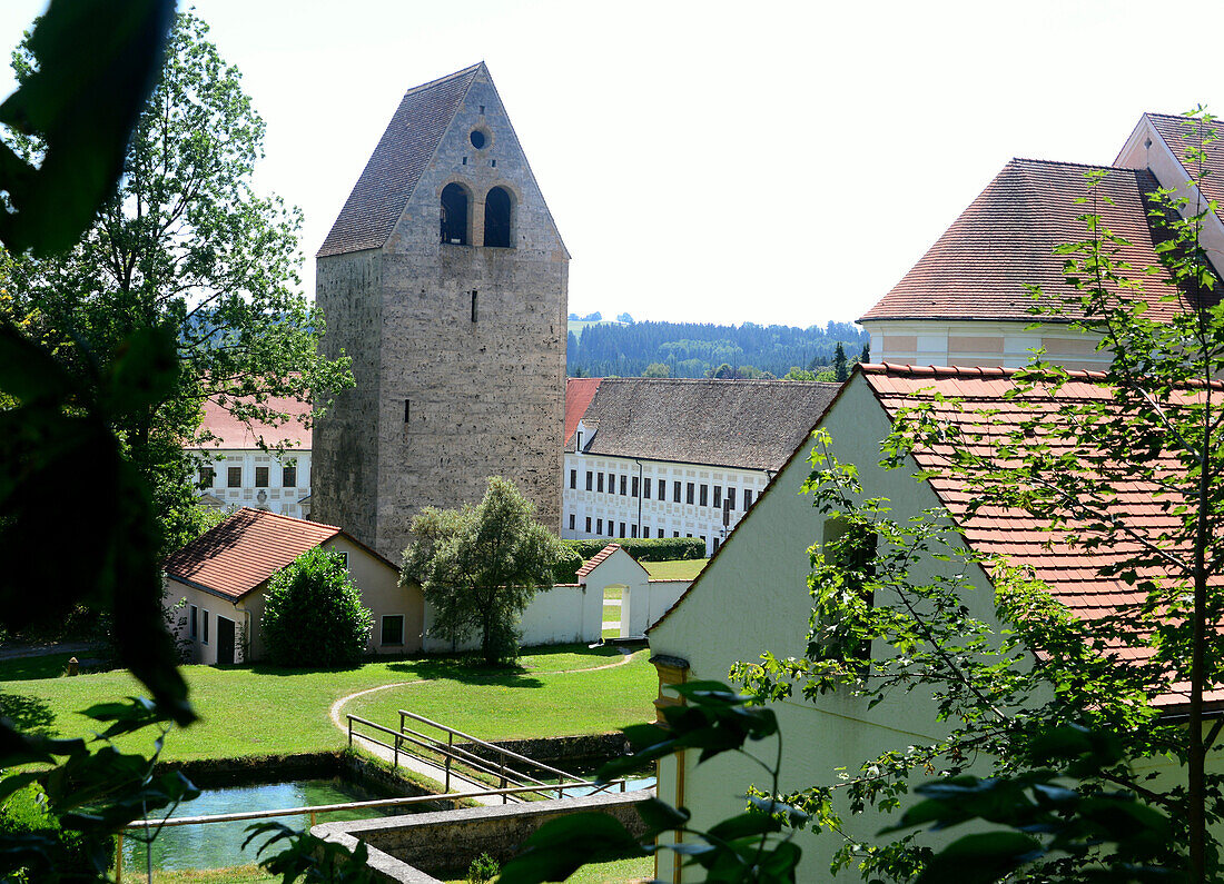 Abbey of Wessobrunn, Upper Bavaria, Bavaria, Germany