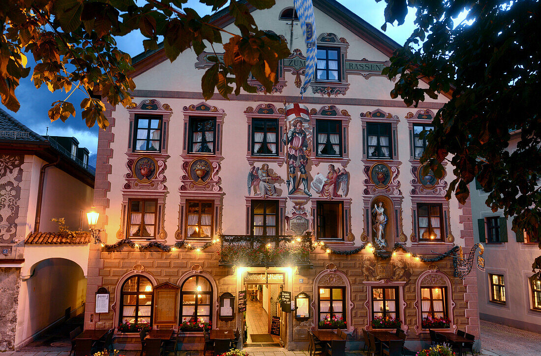 Rassen house in Partenkirchen, Garmisch-Partenkirchen, Upper Bavaria, Bavaria, Germany