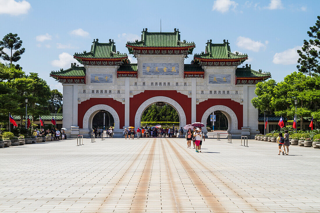 'Gate of the National Revolutionary Martyrs' Shrine; Taipei, Taiwan'