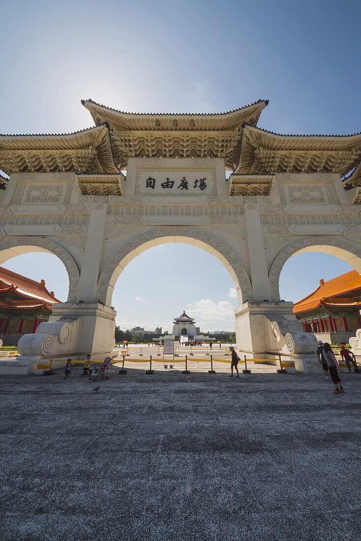'Gate to the Chiang Kai-shek Memorial Hall; Taipei, Taiwan'