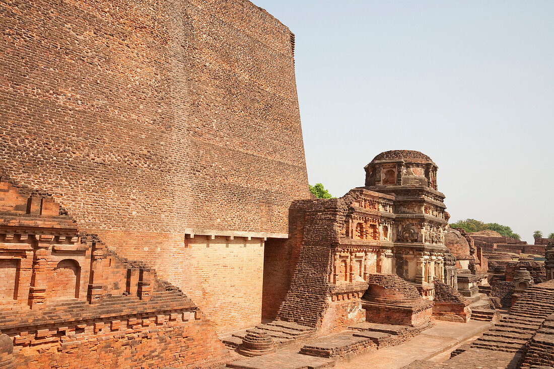 Sariputra Stupa Temple Site No.3, Nalanda Mahavihara, Bihar, India