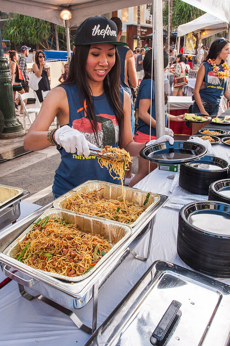 Annual Spam Jam Festival, Waikiki, Honolulu, Oahu, Hawaii, United States of America, Pacific