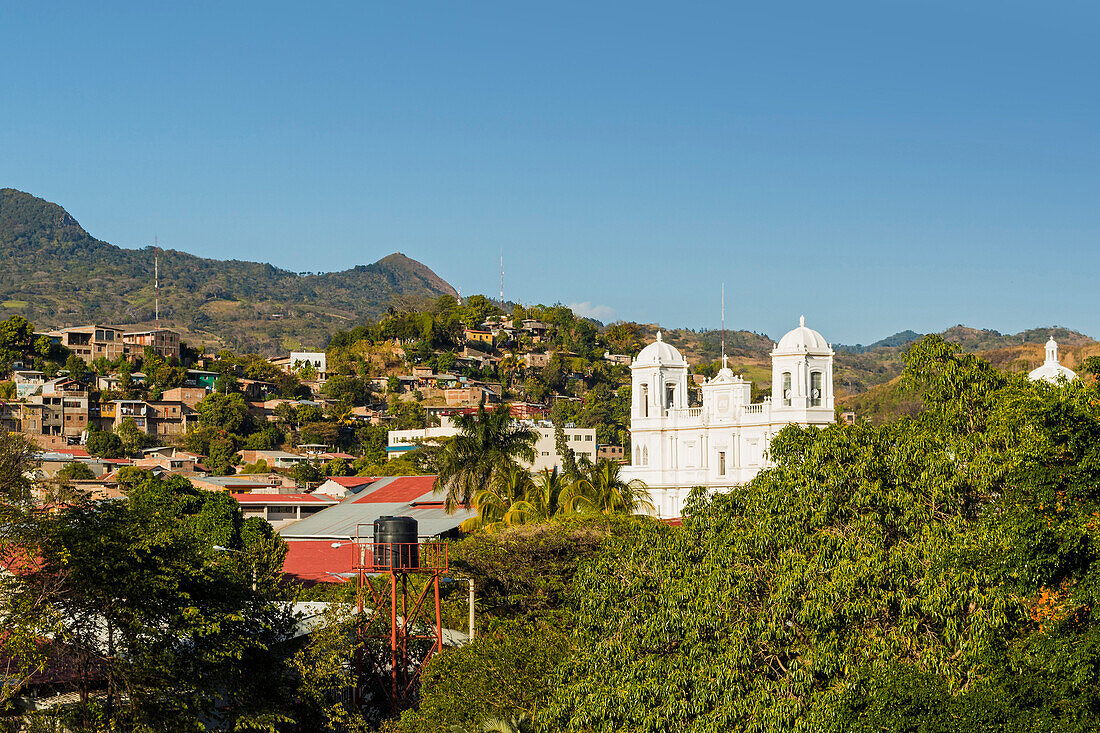 San Pedro Cathedral, built 1874 on Parque Morazan in this important northern commercial city, Matagalpa, Nicaragua, Central America