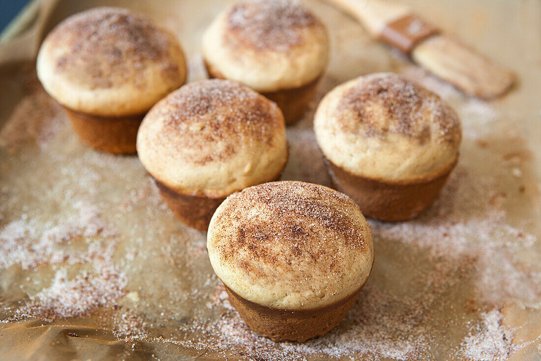Doughnut Muffins with Brown Sugar