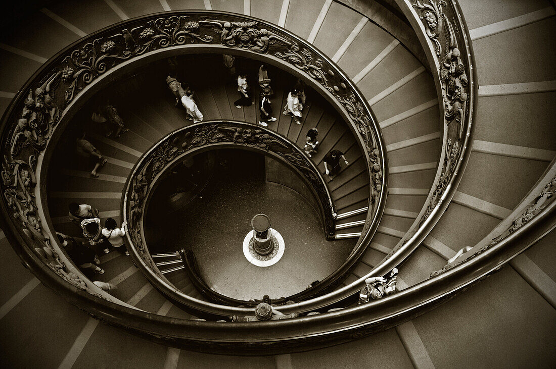 Spiral Staircase, Vatican Museum, Vatican City, Rome, Italy