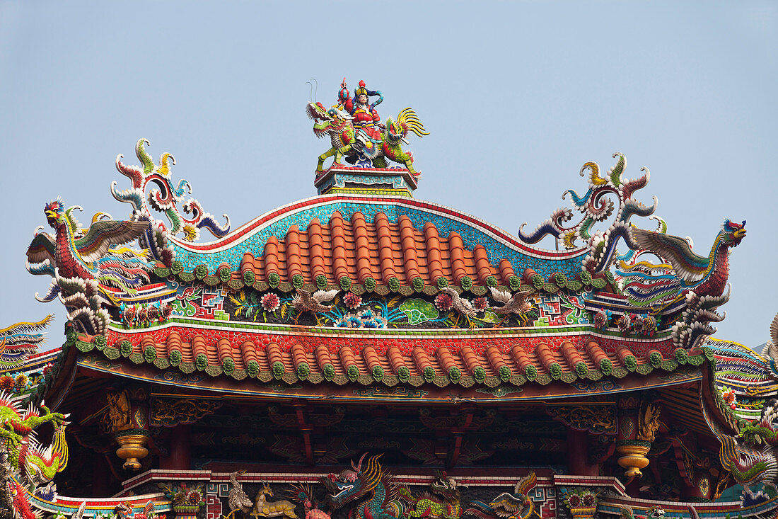 Mengjia Longshan Temple in Taipeh, Taiwan, Republic of China, Asia