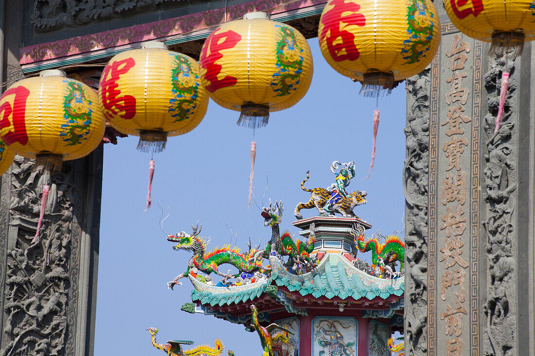 Kaitai Tianhou Temple in Anping near Tainan, Taiwan, Republik China, Asia