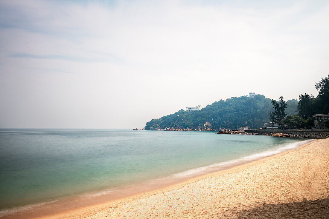 bay of Tung Wan Beach, Cheng Chau Island, Hongkong, China, Asia, long time exposure