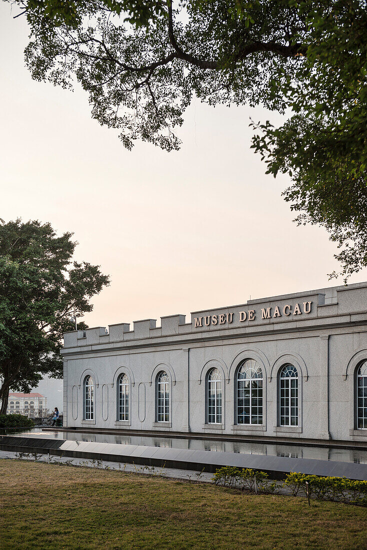 Macau Museum im kolonialen Stil auf portugiesische Felsenfestung Monte Fort, Macau, China, Asien