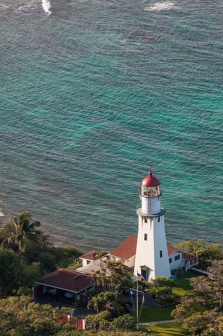 Diamond Head Lighthouse, Honolulu, Oahu, Hawaii, United States of America, Pacific