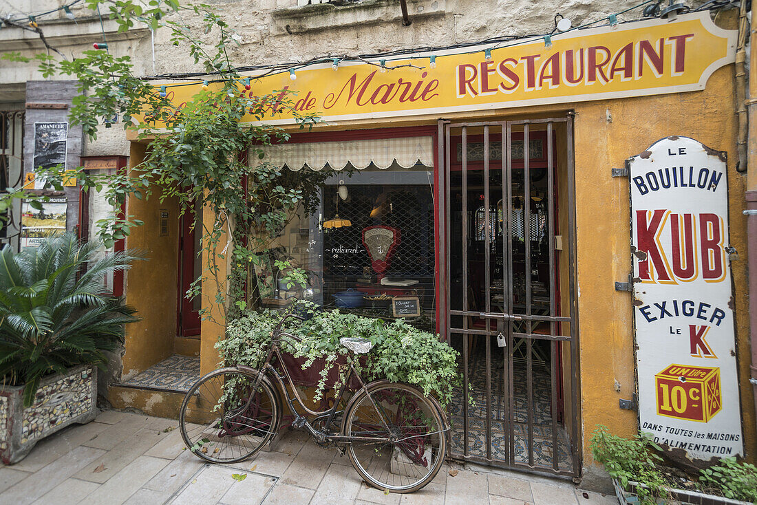 Marie Restaurant, St. Remy de Provence, Bouches-du-Rhône, Provence-Alpes-Côte d’Azur, Frankreich