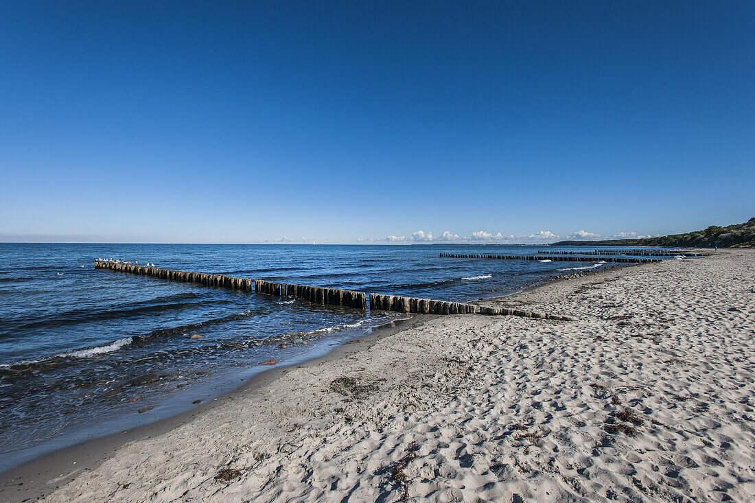 Beach at Kuehlungsborn, Mecklenburg-Vorpommern, Ostsee, Germany