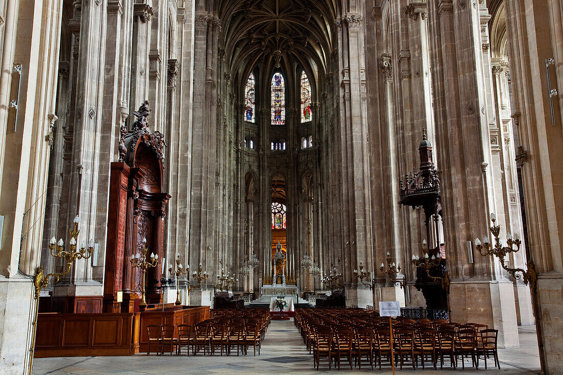 The church of Saint Eustache in Paris, France, Europe