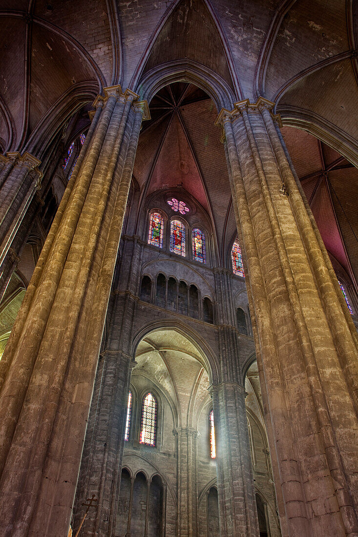 The cathedral of Saint Etienne, UNESCO World Heritage Site, Bourges, Cher, Centre, France, Europe
