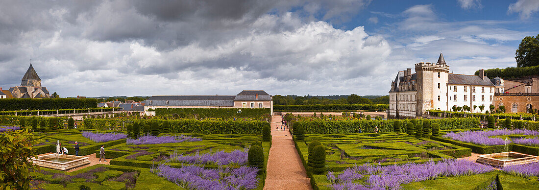 The Chateau de Villandry, UNESCO World Heritage Site, Loire Valley, Indre-et-Loire, Centre, France, Europe